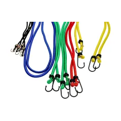 Ściągacze elastyczne do bagażu, zestaw 12 szt., słoik