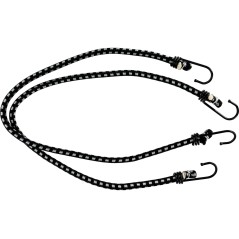 Ściągacze elastyczne do bagażu 8 mm x 60 cm, 2 haki, 2 szt.