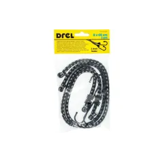 Ściągacze elastyczne do bagażu 8 mm x 60 cm, 2 haki, 2 szt.