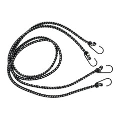 Ściągacze elastyczne do bagażu 8 mm x 120 cm, 2 haki, 2 szt.