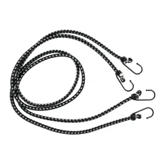 Ściągacze elastyczne do bagażu 8 mm x 120 cm, 2 haki, 2 szt.