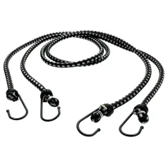 Ściągacze elastyczne do bagażu 8 mm x 120 cm, 2 haki, 2 szt.