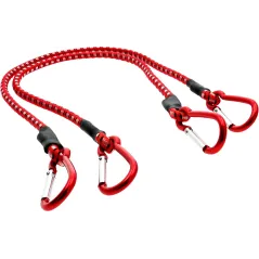 Ściągacze elastyczne do bagażu 8 mm x 60 cm, 2 karabińczyki, 2 szt.