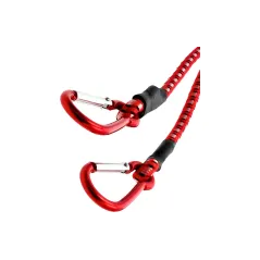 Ściągacze elastyczne do bagażu 8 mm x 60 cm, 2 karabińczyki, 2 szt.