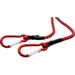 Ściągacze elastyczne do bagażu 8 mm x 120 cm, 2 karabińczyki, 2 szt.