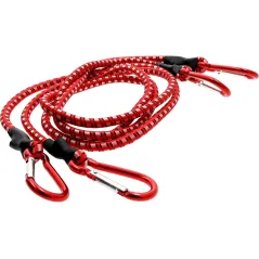 Ściągacze elastyczne do bagażu 8 mm x 120 cm, 2 karabińczyki, 2 szt.