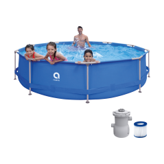AVENLI Rundrahmenpool 366x76 Set – schneller Aufbau