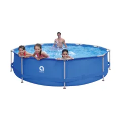 AVENLI Frame Pool Round 366x76 Set – easy assembly for garden