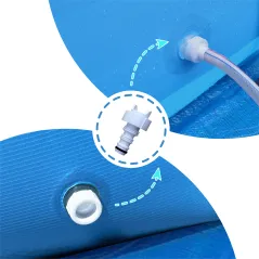 AVENLI Frame Pool Round 366x76 Set – easy assembly for garden