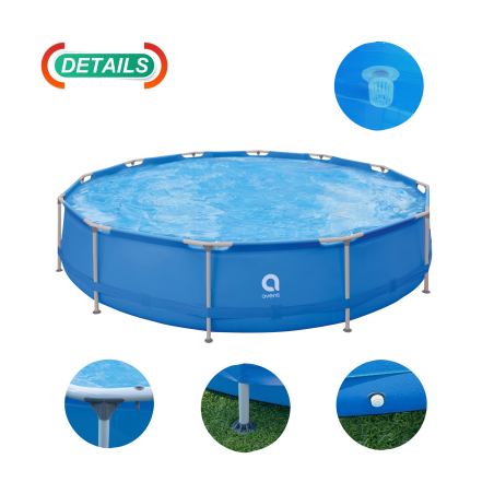 AVENLI Rundrahmenpool 427x84 Set