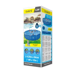 Bazén s kovovou konštrukciou AVENLI okrúhly 427x84 set