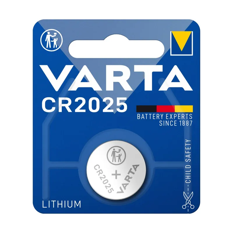 VARTA CR2025 Battery 1pc/blister VARTA CR2025 Battery 1pc/blister