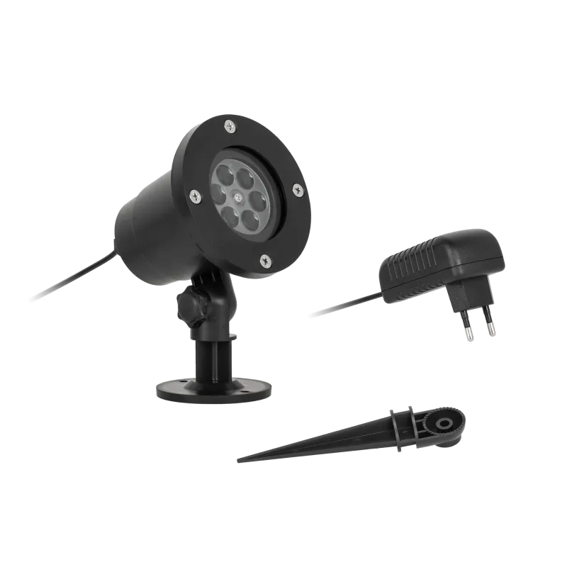 PROJEKTOR ŚWIĄTECZNY ŚNIEŻKI RGB