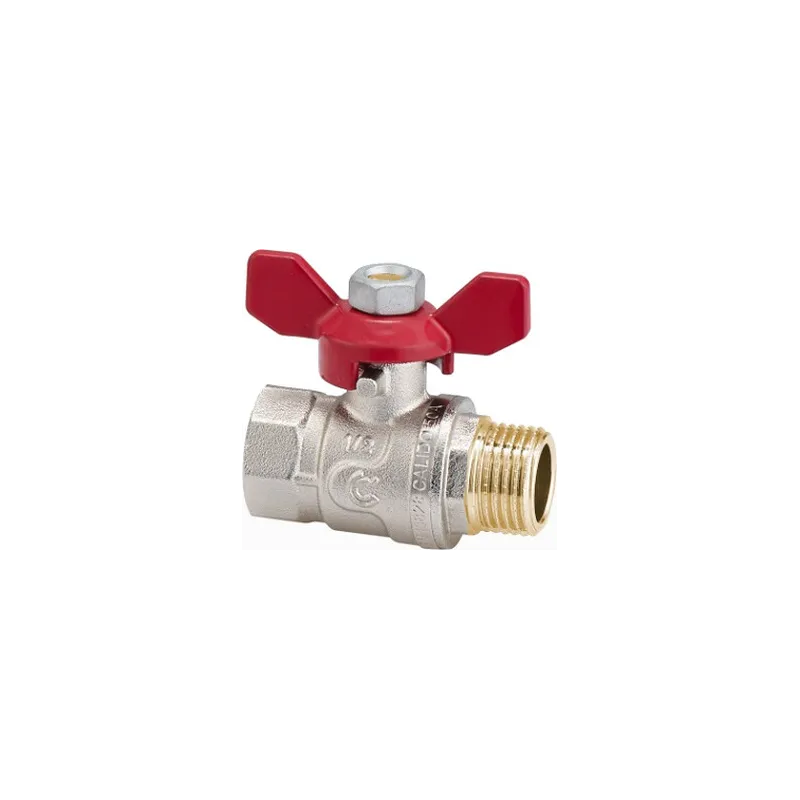 Seria S30 - zawór wodny kulowy GW/GZ 1/2" z motylkiem Calido Seria S30 - zawór wodny kulowy GW/GZ 1/2" z motylkiem Calido