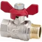 Seria S30 - zawór wodny, kulowy, GW/GZ 1/2" z motylkiem Seria S30 - zawór wodny, kulowy, GW/GZ 1/2" z motylkiem