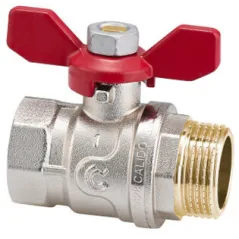 Seria S30 zawór wodny kulowy GW/GZ 1" z motylkiem Calido