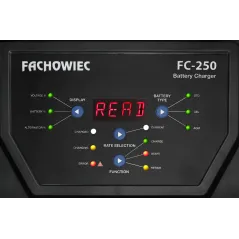Mikroprocesorowy prostownik do akumulatorów samochodowych z funkcją rozruchu 12V/24V 250A FC-250