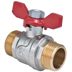 Seria S30 zawór kulowy GZ/GZ 3/4" z motylkiem Calido