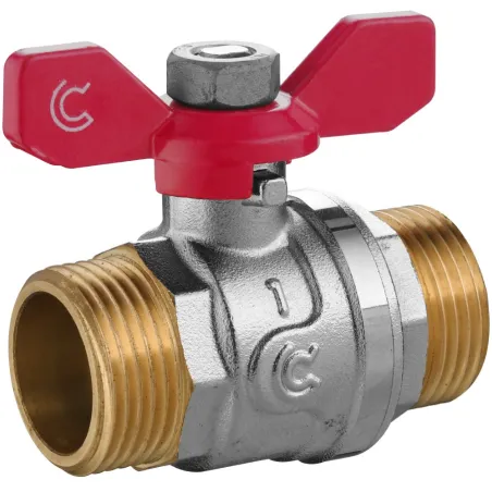 Seria S30 - zawór wodny kulowy GZ/GZ 3/4" z motylkiem Calido