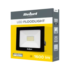 Reflektor LED Rebel 20W (24x2835 SMD) 6500K, 230V