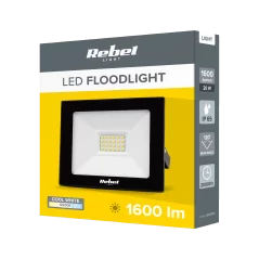 Reflektor LEd Rebel 20W (28x2835 SMD), 6500K, 230V