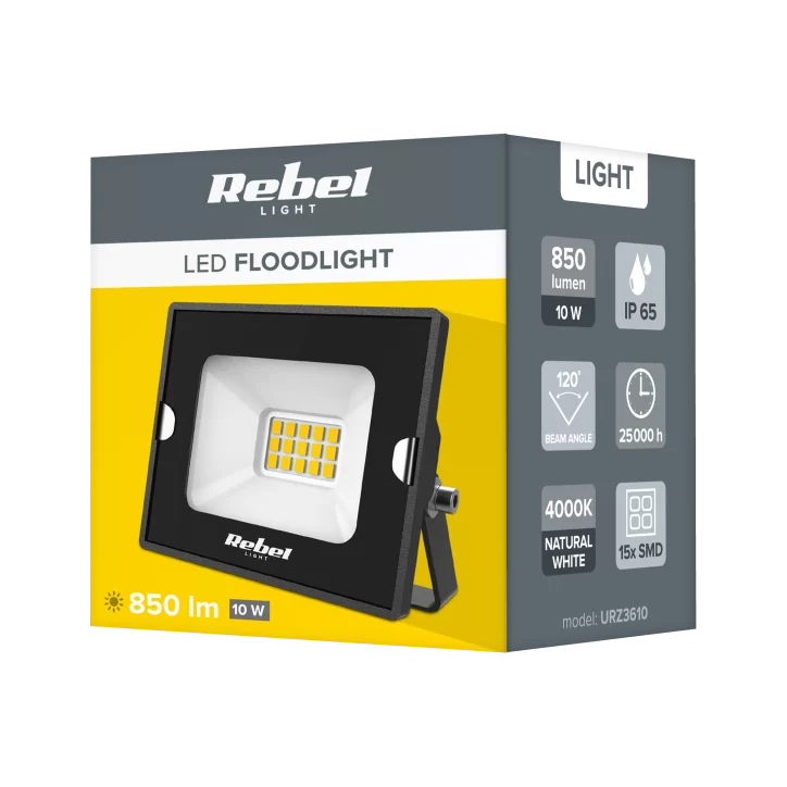 Reflektor LED 10W 4000K, 230 V