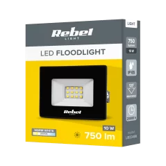 Reflektor LED Rebel 10W (12x2835 SMD), 3000K,230V