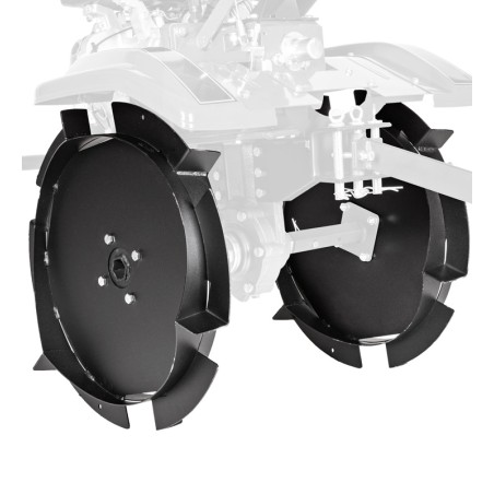 Koła żelazne z ośkami CEDRUS glebogryzarki GL06 - Produkt polski