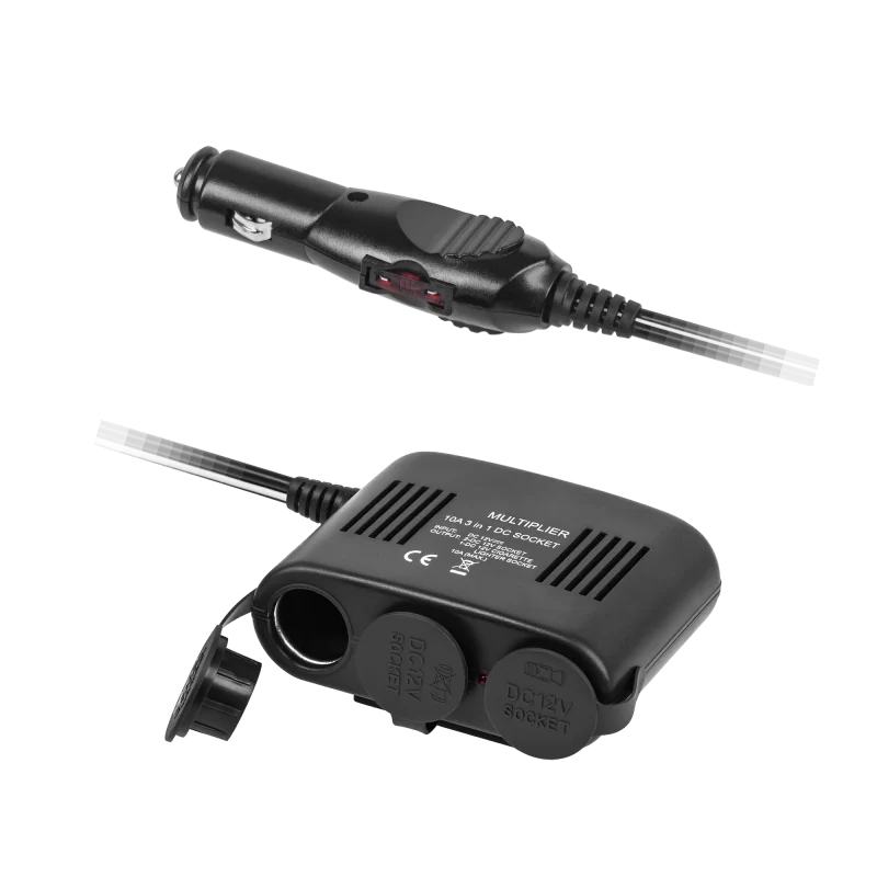 Rozgałęziacz gniazda zapalniczki x3 z gniazdem zapalniczki master+USB
