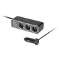 Rozgałęziacz gniazda zapalniczki x3+1xUSB 12V/24V MT-3 Rozgałęziacz gniazda zapalniczki x3+1xUSB 12V/24V MT-3
