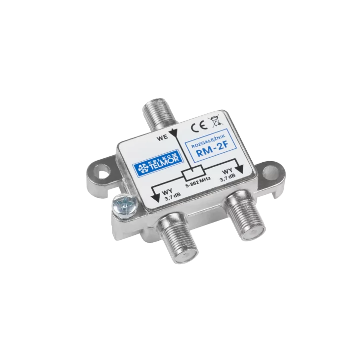 Rozgałęźnik 2-krotny małostratny RM 2F-TELMOR