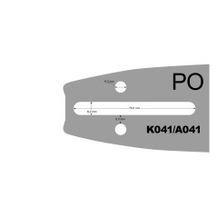 Prowadnica 14 3/8 1,3 Cedrus Pilarka akumulatorowa CHS350LiX2