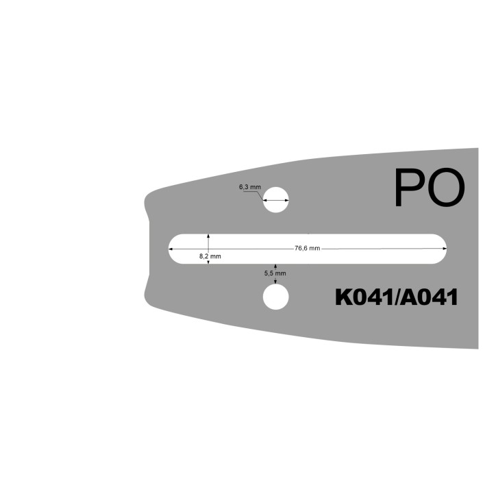 Prowadnica 14 3/8 1,3 Cedrus Pilarka akumulatorowa CHS350LiX2