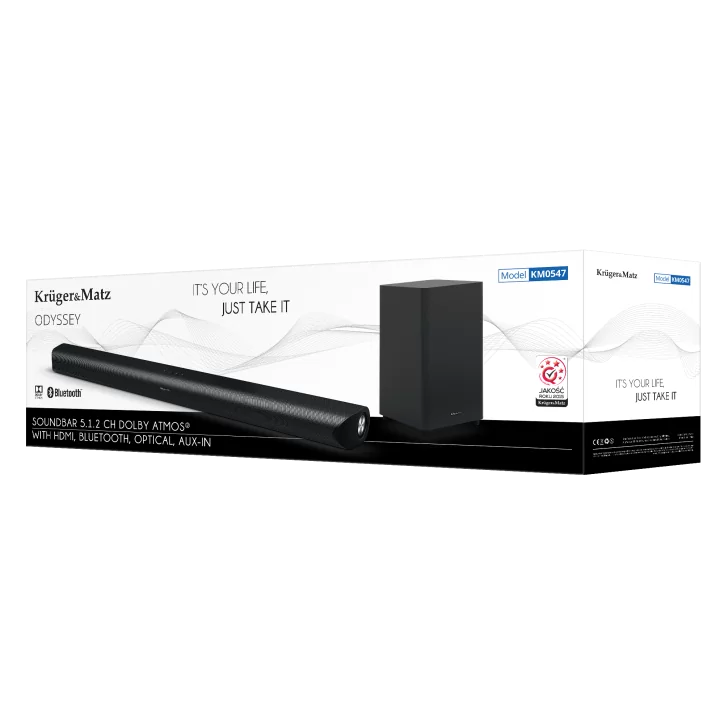 Soundbar Kruger&Matz Odyssey 5.1.2 CH Dolby Atmos