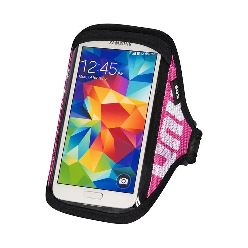SOX opaska sportowa na smartfon RUN AWAY XXL 30-40cm różowa