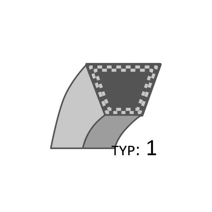 Pasek MTD /12.7x2413/kevlar