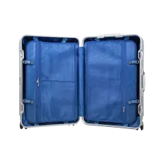 Średnia walizka na kółkach Kruger&Matz srebrna