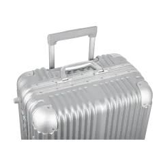 Średnia walizka na kółkach Kruger&Matz srebrna