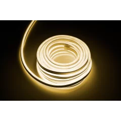 Sznur diodowy mini neon dwustronny 10m, 7.4W, 230V, ciepły biały