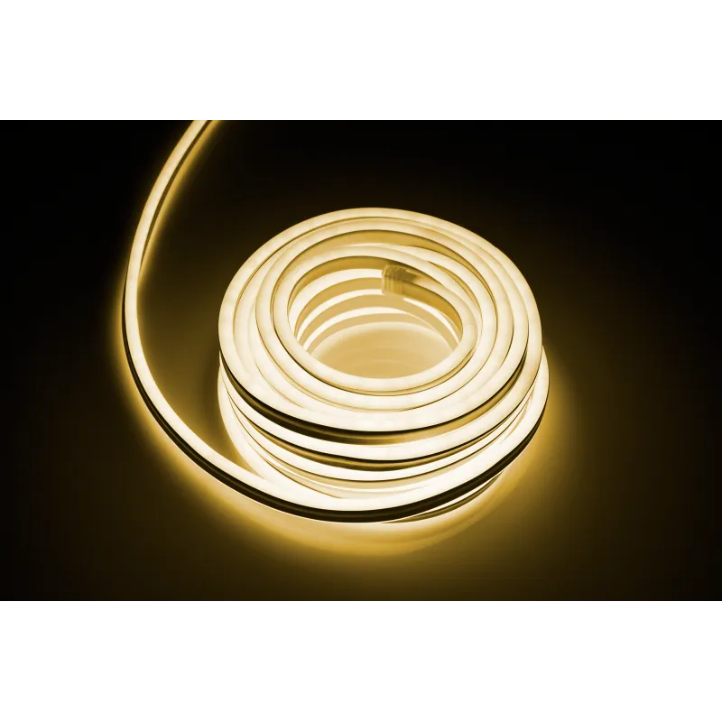 Sznur diodowy mini neon dwustronny 10m, 7.4W, 230V, ciepły biały