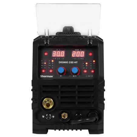 Spawarka Sherman DIGIMIG 200 HIT (230V 200A/60% IGBT, 2R, 2T/4T, ster cyfr., synergia)