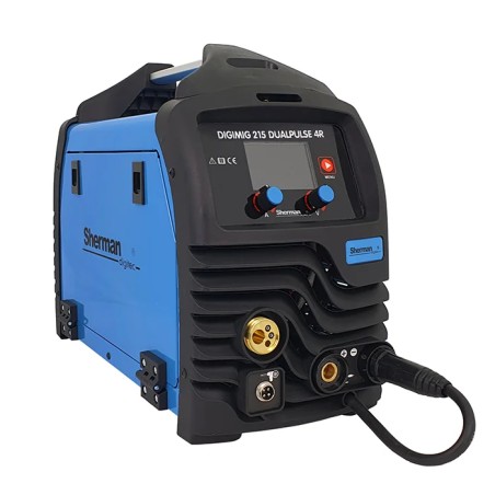 Spawarka Sherman DIGIMIG 215 DUALPULSE 4R (230V, 200A/60% IGBT 4R, puls, podwójny puls, 2T/4T, ster.cyfr. pamięć, synergia)
