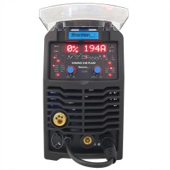 Spawarka Sherman DIGIMIG 200 Pulse (230V, 200A/60% IGBT 2R, puls, podwójny puls, 2T/4T, ster.cyfr. pamięć, synergia)
