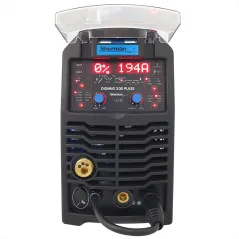 Spawarka Sherman DIGIMIG 200 Pulse (230V, 200A/60% IGBT 2R, puls, podwójny puls, 2T/4T, ster.cyfr. pamięć, synergia)