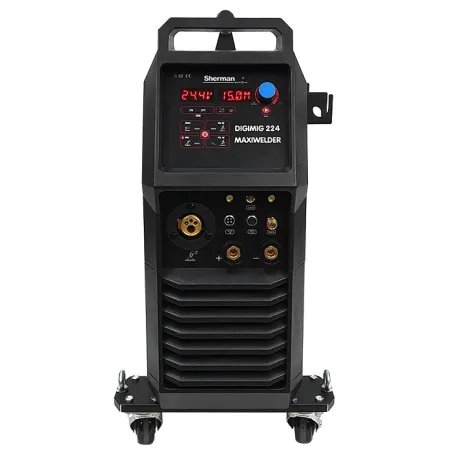 Spawarka Sherman DIGIMIG 224 MAXIWELDER 4R uchwyt 4m (230V 200A/60% 4R, TIG AC/DC, synergia)