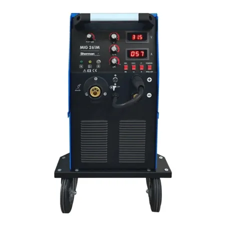 Spawarka Sherman MIG 261M/4R (230V / 3x400V 250A/60% IGBT, 4R, wyświetlacz, uchwyt MIG 4m)