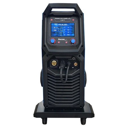 Spawarka Sherman DIGIMIG 350 COMBO LCD (3x400v,350A/60% IGBT, 4R, 2T/4T, ster.cyfr., synergia, wyświetlacz LCD)
