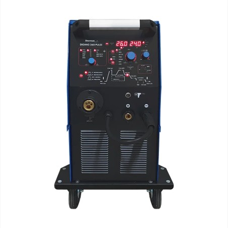 Spawarka Sherman DIGIMIG 360 Pulse (3x400V, 360A/60%, IGBT, 4R, puls, podwójny puls, 2T/4T, ster.cyfr, synergia, uchwyt MIG 4m)