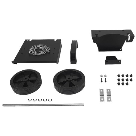 Półka na butlę Sherman z kompletem kół do MIG 200 SMART