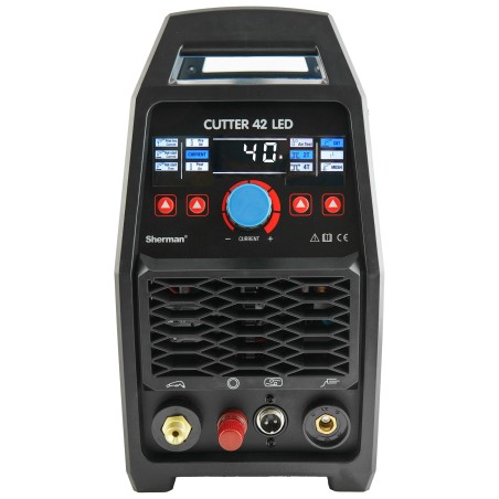 Przecinarka plazmowa Sherman CUTTER 42 LED (230V, 40A/60% IGBT, gr.cięcia 20mm, wyświetlacz LED, uchwyt AG-60 4m)